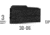 MDT 106255-BLK AICS Magazine 3rd 30.06 Black Polymer