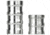 MDT Bottom Metal Pillar Kit, Remington 700 Short Action, Black, 114306