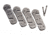 MDT Buttstock Spacer Kit, 4 pieces, Black, Accessories, 104185-BLK
