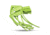 MDT Chamber Flag - Pack Of 10, Green, 104544-GRN
