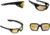 Mechanix Wear Vision Type-X Safety Glasses, Black/Black, One Size, VXF-30AF-BU