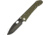 Medford Deployment Framelock Folding Knife, 4in Black Pvd Coated D2 Tool Steel Drop Point, OD Green G10 Handle With Titanium Back Handle, Thumb Stud, Thumb Pull, Pocket Clip, MK002DPQ-10TM-SSSC-04