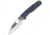 Medford Infraction Framelock Folding Knife, 3.5 tumbled finish S35VN stainless drop point bla, Blue anodized titanium handle, MK031STQ-37A2