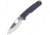 Medford Infraction Framelock Folding Knife, 3.5in Tumbled Finish S35Vn SS Blade, Blue Anodized Titanium Handle, Thumb Pull, Pocket Clip, Watertight Storage Case, MK031ST-37A2
