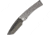 Medford Mara-H Framelock Folding Knife, 4in Black Pvd Coated S35Vn SS Tanto Blade, Tumbled Finish Titanium Handle, Thumb Stud, Pocket Clip, Water Tight Storage Case, MD045SPT-01TM