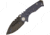 Medford Micro Praetorian Framelock Folding Knife, 2.75 black PVD coated S35VN stainless drop point , Blue anodized titanium handle, MK08SPD-37A2