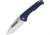 Medford Praetorian Slim Framelock Folding Knife, Blue, Blue anodized titanium handle, MK208STT-37A2-YSCS-Q4