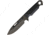Medford STA Sniper Knife, 4.75 black PVD coated D2 tool steel drop point bl, Black G10 handle, MK070DP-08KB