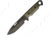 Medford STA Sniper Knife, 4.75 black PVD coated D2 tool steel drop point bl, OD green G10 handle, MK070DP10KO
