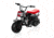 Mega Moto Classic 105cc Mini Bike with Front Suspension, Black/Red, Youth, MM-B105-RBS