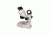 Meiji Techno EM-21 LED Binocular Entry Level 2X/4X Turret Stereo Rechargeable Microscope, White EM-21