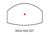 Meopta Meosight III Red Dot Sight,3 MOA 597860