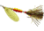 Mepps Aglia Flashabou In-Line Spinner 1/2 oz Gold-Brown/Gold, B5FT G-BRG