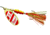 Mepps Aglia Flashabou In-Line Spinner 1/2 oz Red/White-Red/Gold, B5FT G/RW-RG
