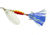 Mepps Aglia Flashabou In-Line Spinner 1/2 oz Silver-Blue/Silver, B5FT S-BLS