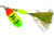 Mepps Aglia Flashabou In-Line Spinner 1/3 oz Hot Fire Tiger, B4FT HFT-FT