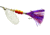 Mepps Aglia Flashabou In-Line Spinner 1/3 oz Silver-Purple/Pink, B4FT S-PPK