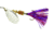 Mepps Aglia Flashabou In-Line Spinner 1/6 oz Silver-Purple/Pink, B2FT S-PPK