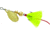 Mepps Aglia In-Line Spinner, 1/12 oz, Dressed Treble Hook, Gold Blade &amp; Yellow Tail, B0ST G-Y