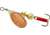 Mepps Aglia In-Line Spinner 1/12 oz, Plain Treble Hook, Copper Blade, B0 C