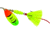 Mepps Aglia In-Line Spinner, 1/2 oz, Dressed Treble Hook, Hot Firetiger Blade &amp; Yellow Tail, B5ST HFT-Y