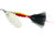 Mepps Aglia In-Line Spinner, 1/2 oz, Dressed Treble Hook, Silver Blade &amp; Black Tail, B5ST S-BK
