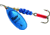 Mepps Aglia In-Line Spinner 1/2 oz, Plain Treble Hook, Blue &amp; Platinum Blade, B5 BLP