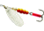 Mepps Aglia In-Line Spinner 1/2oz, Plain Treble Hook, Silver Blade, B5 S