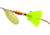 Mepps Aglia In-Line Spinner, 1/3 oz, Dressed Treble Hook, Gold Blade &amp; Yellow Tail, B4ST G-Y