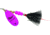 Mepps Aglia In-Line Spinner, 1/3 oz, Dressed Treble Hook, Hot Pink Blade &amp; Black Tail, B4ST HP-BK