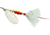 Mepps Aglia In-Line Spinner, 1/3 oz, Dressed Treble Hook, Silver Blade &amp; White Tail, B4ST S-W