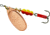 Mepps Aglia In-Line Spinner 1/3 oz, Plain Treble Hook, Copper Blade, B4 C