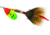 Mepps Aglia In-Line Spinner, 1/4 oz, Dressed Treble Hook, Hot Fire Tiger Blade &amp; Brown Tail, B3ST HFT-BR