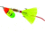 Mepps Aglia In-Line Spinner, 1/4 oz, Dressed Treble Hook, Hot Firetiger Blade &amp; Yellow Tail, B3ST HFT-Y