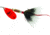 Mepps Aglia In-Line Spinner, 1/4 oz, Dressed Treble Hook, Hot Orange Blade &amp; Gray Tail, B3ST HO-G
