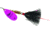 Mepps Aglia In-Line Spinner, 1/4 oz, Dressed Treble Hook, Hot Pink Blade &amp; Black Tail, B3ST HP-BK