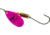 Mepps Aglia In-Line Spinner 1/4 oz, Plain Treble Hook, Hot Pink Blade, B3P HP