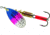 Mepps Aglia In-Line Spinner 1/4 oz, Plain Treble Hook, Rainbow Trout Blade, B3 RBT
