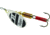 Mepps Aglia In-Line Spinner 1/4 oz, Plain Treble Hook Silver/Black/White Blade, B3 S/BW