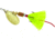 Mepps Aglia In-Line Spinner, 1/6 oz, Dressed Treble Hook, Gold Blade &amp; Yellow Tail, B2ST G-Y