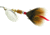 Mepps Aglia In-Line Spinner, 1/6 oz, Dressed Treble Hook, Silver Blade &amp; Brown Tail, B2ST S-BR
