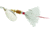 Mepps Aglia In-Line Spinner, 1/6 oz, Dressed Treble Hook, Silver Blade &amp; White Tail, B2ST S-W