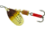 Mepps Aglia In-Line Spinner 1/6 oz, Plain Treble Hook, Brown Trout Blade, B2 BRT