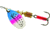 Mepps Aglia In-Line Spinner 1/6 oz, Plain Treble Hook, Rainbow Trout Blade, B2 RBT