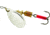 Mepps Aglia In-Line Spinner 1/6 oz, Plain Treble Hook, Silver Blade, B2 S
