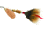 Mepps Aglia In-Line Spinner, 1/8 oz, Dressed Treble Hook, Gold Blade &amp; Brown Tail, B1ST G-BR