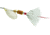 Mepps Aglia In-Line Spinner, 1/8 oz, Dressed Treble Hook, Gold Blade &amp; Gray Tail, B1ST G-G