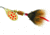 Mepps Aglia In-Line Spinner, 1/8 oz, Dressed Treble Hook, Gold/Red Dot Blade/Brown Tail, B1ST GRD-BR