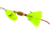 Mepps Aglia In-Line Spinner, 1/8 oz, Dressed Treble Hook, Hot Chartreuse Blade &amp; Yellow Tail, B1ST HC-Y