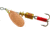 Mepps Aglia In-Line Spinner 1/8 oz, Plain Treble Hook, Copper Blade, B1 C